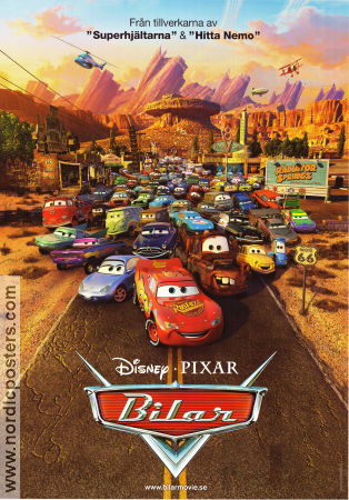 Cars 2006 poster Owen Wilson John Lasseter