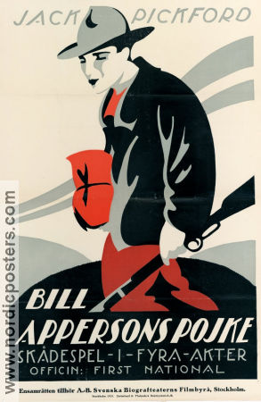 Bill Appersons pojke 1919 poster Jack Pickford Russell Simpson James Kirkwood