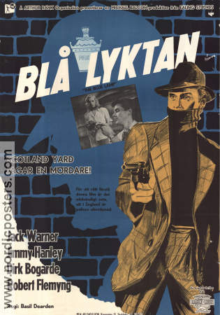 The Blue Lamp 1950 movie poster Jack Warner Dirk Bogarde Jimmy Hanley Basil Dearden