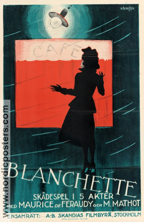 Blanchette 1921 poster Pauline Johnson Léon Mathot René Hervil