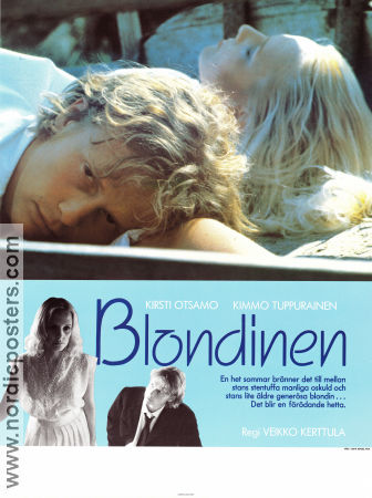 Blondinen 1983 poster Kirsti Otsamo Kimmo Tuppurainen Veikko Kerttula Finland