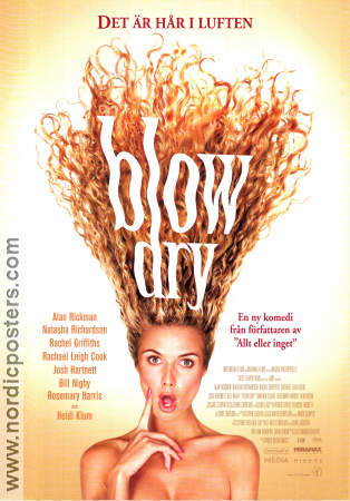 Blow Dry 2001 movie poster Alan Rickman Natasha Richardson Rachel Griffiths Paddy Breathnach Ladies