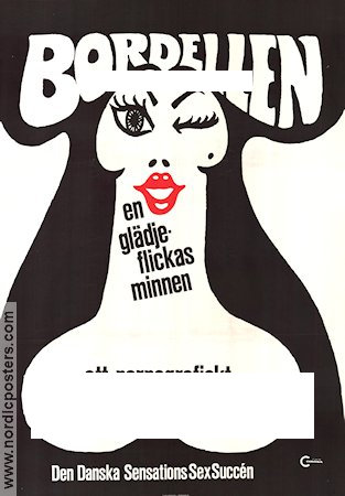 Bordellen 1972 movie poster Lonny Feddersen Ole Ege Denmark