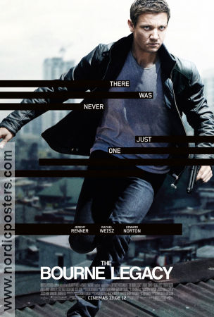 The Bourne Legacy 2012 poster Jeremy Renner Rachel Weisz Tony Gilroy