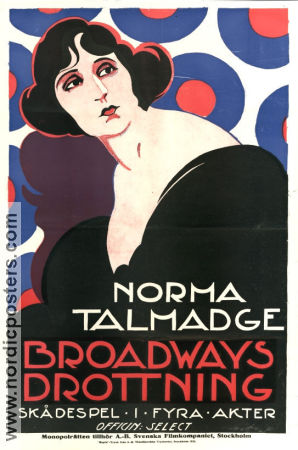 Broadways drottning 1919 poster Norma Talmadge Conway Tearle Robert Z Leonard
