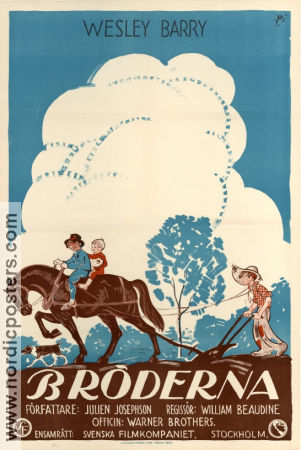 Bröderna 1923 poster Wesley Barry Spec O´Donnell William Beaudine