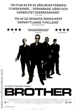 Brother 2000 movie poster Takeshi Kitano Country: Japan