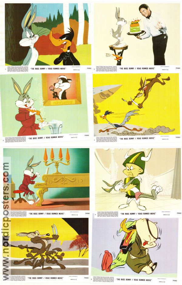 The Bugs Bunny Road-Runner Movie 1979 lobby card set Mel Blanc Bugs Bunny Chuck Jones Animation