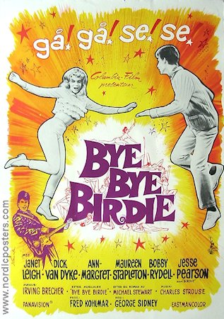 Bye Bye Birdie 1963 poster Ann-Margret Janet Leigh Rock och pop
