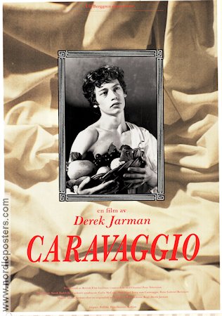 Caravaggio 1986 movie poster Derek Jarman
