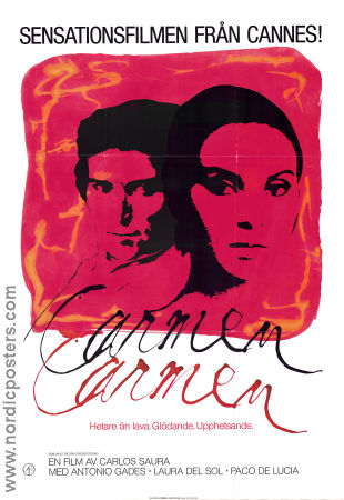 Carmen Carmen 1983 poster Antonio Gades Carlos Saura