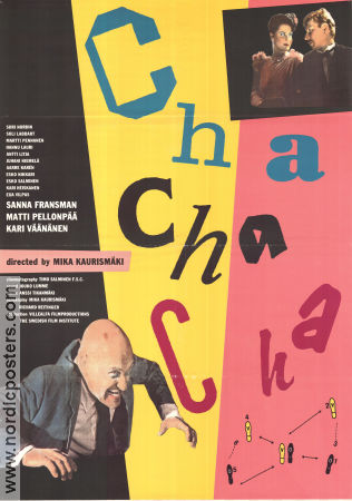 Cha Cha Cha 1989 movie poster Sanna Fransman Matti Pellonpää Kari Väänänen Mika Kaurismäki Finland Dance