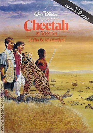 Cheetah 1989 movie poster Keith Coogan Lucy Deakins Colin Mothupi Find more: Africa Cats