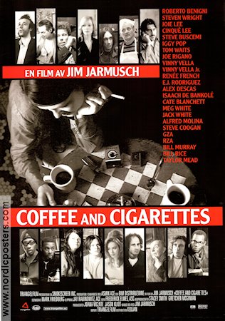 Coffee and Cigarettes 2004 movie poster Steve Buscemi Bill Murray Jim Jarmusch Food and drink Smoking