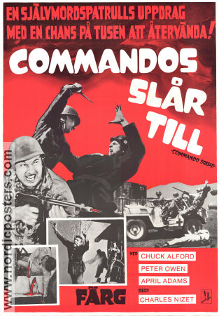 Commando Squad 1969 movie poster Chuck Alford Peter Owen Charles Nizet Find more: Nazi