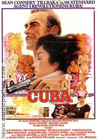 Cuba 1979 movie poster Sean Connery Brooke Adams Jack Weston Richard Lester