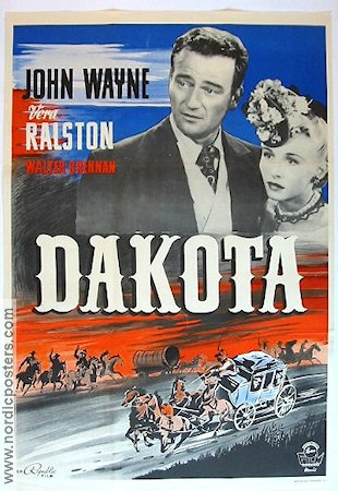 Dakota 1947 movie poster John Wayne Vera Ralston