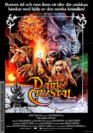 The Dark Crystal 1982 movie poster Kathryn Mullen Jim Henson