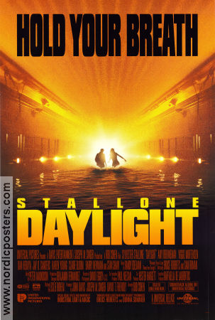 Daylight 1996 movie poster Sylvester Stallone Amy Brenneman Viggo Mortensen Rob Cohen