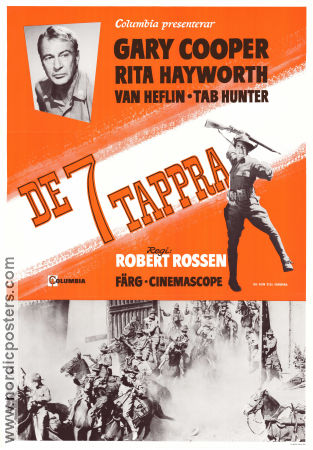 They Came to Cordua 1959 movie poster Gary Cooper Rita Hayworth Van Heflin Robert Rossen