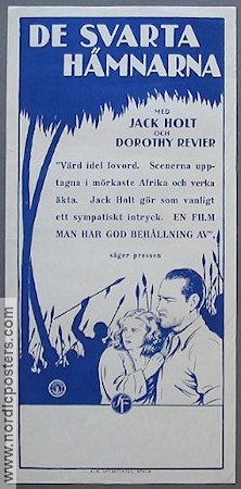 Vengeance 1932 movie poster Jack Holt