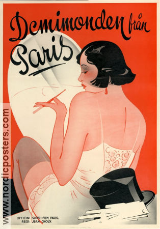 Demimonden från Paris 1932 poster René Lefevre Arletty Jean Choux