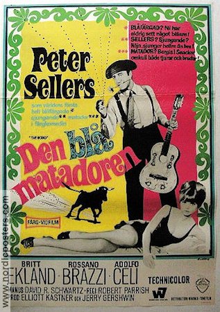 The Bobo 1967 movie poster Peter Sellers Britt Ekland