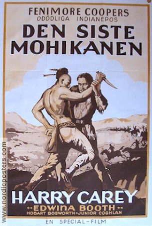 The Last of the Mohicans 1932 movie poster Harry Carey Edwina Booth