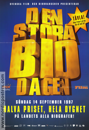 Den stora biodagen 1997 poster Find more: Bioreklam