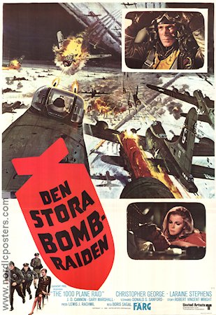 The 1000 Plane Raid 1969 poster Christopher George
