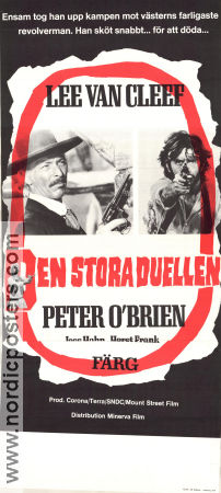 Il grande duello 1972 movie poster Lee Van Cleef Giancarlo Santi