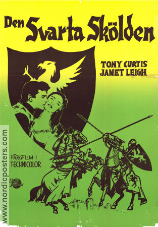 The Black Shield of Falworth 1954 poster Tony Curtis Rudolph Maté