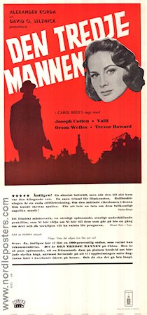 The Third Man 1949 poster Orson Welles Carol Reed
