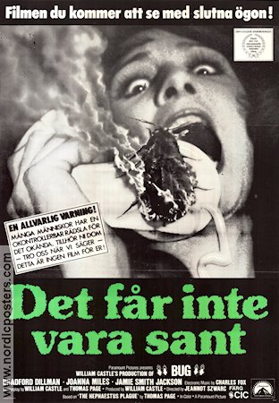 Bug 1975 poster Joanna Miller Jeannot Szwarc