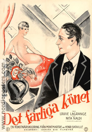 La femme nue 1926 poster Ivan Petrovich Léonce Perret