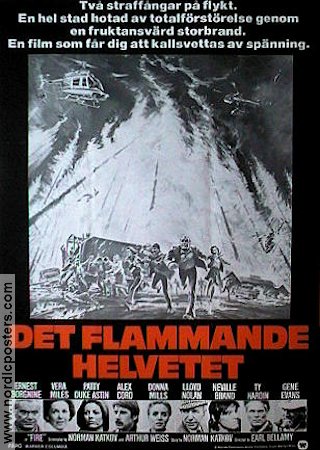 Fire 1977 movie poster Ernest Borgnine