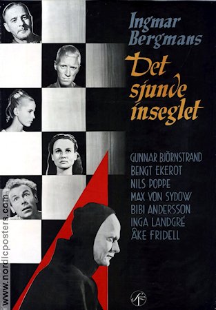 Film Poster The Seventh Seal 1957 Sweden