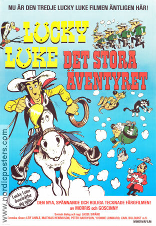 Les Dalton en cavale 1983 movie poster Lucky Luke Hanna-Barbera Writer: Morris-Goscinny