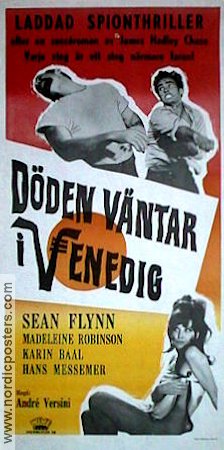 Döden väntar i Venedig 1966 movie poster Sean Flynn