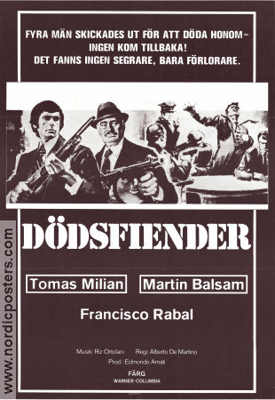 Il consigliori 1973 movie poster Tomas Milian Martin Balsam Francisco Rabal Alberto De Martino Mafia