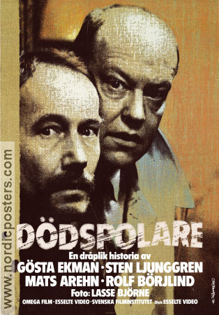 Dödspolare 1985 movie poster Gösta Ekman Sten Ljunggren Mats Arehn