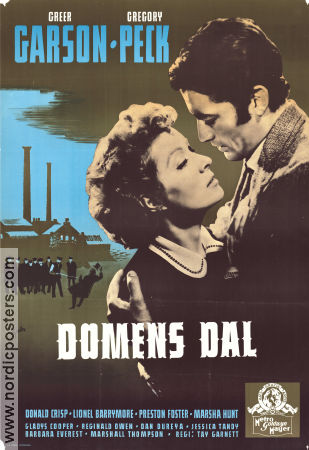 The Valley of Decision 1945 movie poster Greer Garson Gregory Peck Donald Crisp Tay Garnett