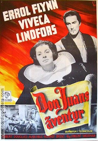 The Adventures of Don Juan 1949 poster Errol Flynn