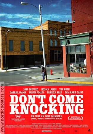 Don´t Come Knocking 2005 movie poster Sam Shepard Wim Wenders