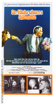 The Man with Two Brains 1983 movie poster Steve Martin Kathleen Turner David Warner Carl Reiner