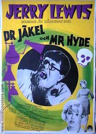 The Nutty Professor 1964 movie poster Jerry Lewis Medicine and hospital