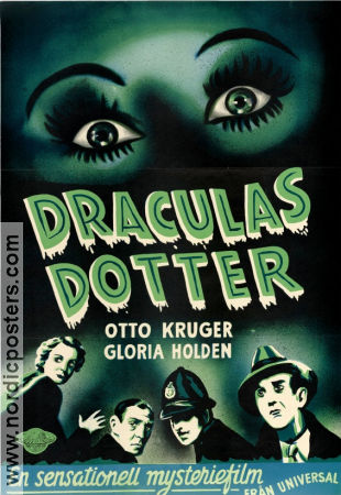 Dracula´s Daughter 1936 movie poster Otto Kruger Gloria Holden Lambert Hillyer
