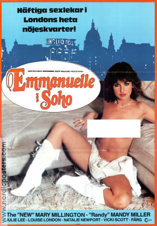 Emmanuelle in Soho 1981 movie poster Mandy Miller David Hughes