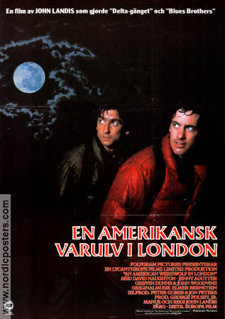 An American Werewolf in London 1981 poster David Naughton John Landis