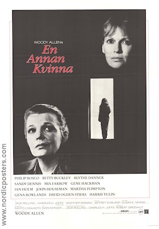 Another Woman 1988 poster Mia Farrow Woody Allen
